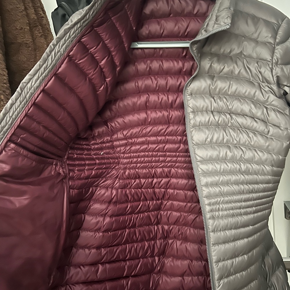 Arc'teryx Gray and Burgundy Jacket